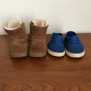Toddler Shoe Bundle, Uggs and Natives 5/6